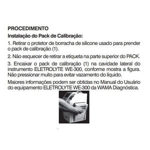 Pack Calibração Eletrolitos We 300 - Wama