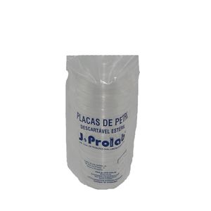 Placa Petri 60X15 Sem Divsao Pct/10  - Jprolab