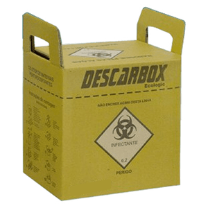 Coletor Perfurocortante 20 Lts Ecologic Amarelo Cx/20 - Descarbox